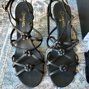 Chanel Ankle Strap Sandal Size 8